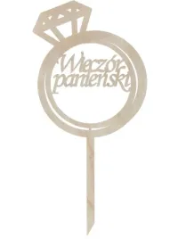 drewniany-topper-wieczor-panienski-kolo-i-diament-napis-na-piku