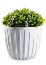 biala-doniczka-nowoczesna-na-parapet-w-paski-na-kwiaty-ziola-24xh21cm