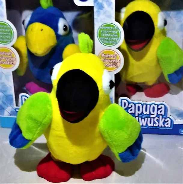 interaktywna-papuga-zgrywuska-powtarza-chodzi-marka-artyk-stan-nowy