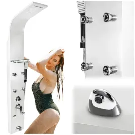 panel-prysznicowy-bialy-mat-deszczownica-prysznic-polka-wlewka-wodospad