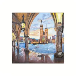 obraz-metalowy-3d-loft-nowoczesny-miasto-krakow-widok-sukiennice-prezent