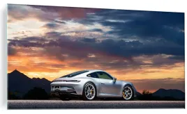 obraz-na-szkle-porsche-sportowe-auto-wyscigi-szklany-120x60cm