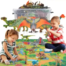 duzy-zestaw-figurki-dinozaur-jurassic-12-szt-mata-tyrannosaurus-rex