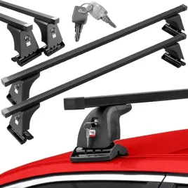 bagaznik-dachowy-bazowy-belki-na-dach-stal-do-peugeot-407-sedan-2004-2010