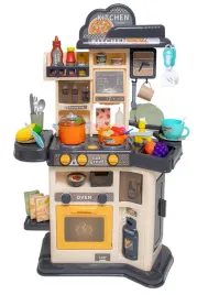 duza-kuchnia-kuchenka-dla-dzieci-swiatlo-kran-para-owoce-do-krojenia-gratis