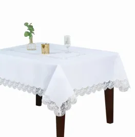 obrus-140x320-bialy-kwadrat-rosse-z-koronka-w-rozyczki
