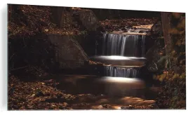 obraz-na-szkle-jesienny-krajobraz-wodospady-szklany-do-salonu-120x60cm
