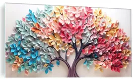 obraz-na-szkle-kolorowe-drzewo-z-liscmi-3d-nowoczesny-szklany-120x60c
