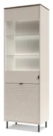 witryna-waska-evo-1d1w-kaszmir-szklane-polki-mebelbos