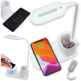 ladowarka-indukcyjna-lampka-biurkowa-led-biala-pojemnik-kabel-regulowana