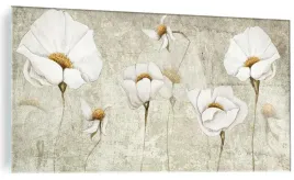 obraz-na-szkle-biale-maki-akwarele-abstrakcja-beton-szklany-120x60cm