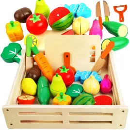 drewniane-warzywa-owoce-do-krojenia-na-magnes-w-skrzynce-zestaw-xxl
