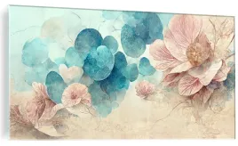 obraz-na-szkle-pastelowe-kwiaty-delikatne-rozowe-szklany-do-salonu-120x60cm