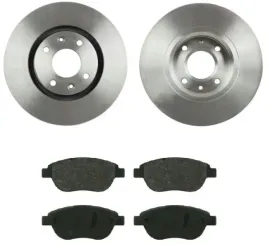 tarcze-klocki-przod-citroen-c3-c4-xsara-peugeot-1007-206-207-307
