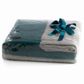 reczniki-komplet-4-czesci-eurofirany-zestaw-recznikow-emma-turkus-srebrny