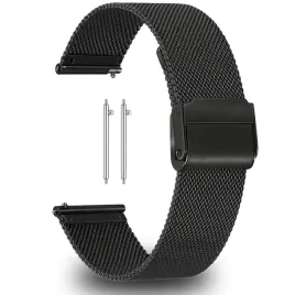 uniwersalna-bransoleta-mesh-czarna-do-zegarek-smartwatch-22-mm-teleskopy