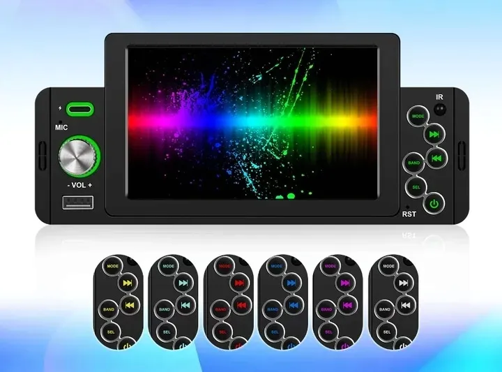 radio-samochodowe-1din-bluetooth-5-ekran-dotyk-apple-carplay-android-auto-stan-opakowania-oryginalne-model-vrt-5-aa-cp