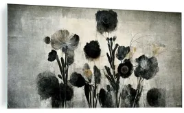 obraz-na-szkle-kwiaty-czarne-nowoczesny-szklany-do-salonu-120x60cm