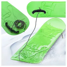 sanki-plastikowe-dla-dzieci-zielone-slizg-snowboard-deska-snowboardowa