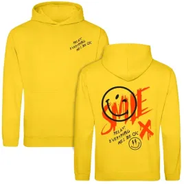 bluza-sun-yellow-everything-will-be-ok-nadruk-przod-tyl-mlodziezowe-wz-m