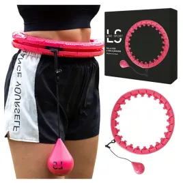 hula-hop-z-obciazeniem-i-wypustkami-regulowany-modelujacy-line-sport-rozowy