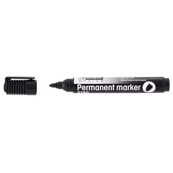 Marker pisak permanentny wodoodporny 1 szt okrągły 2160 czarny