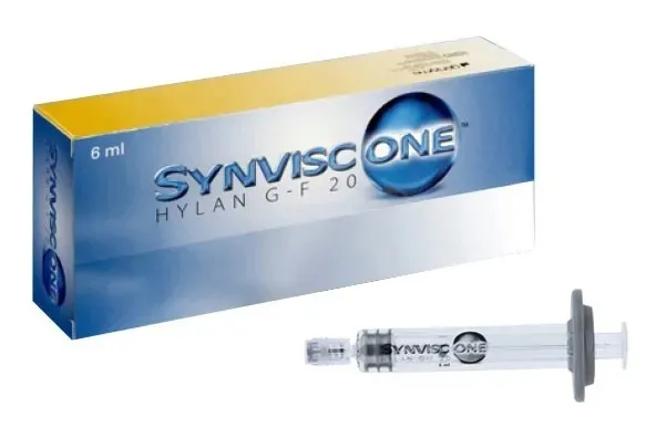 zastrzyk SYNVISC ONE Hylan G-F 20 1 STRZYKAWKA 48mg/6ml ZDROWE KOLANO