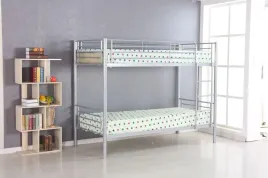 lozko-pietrowe-szare-90x200-metalowe-z-materacami-kieszeniowymi