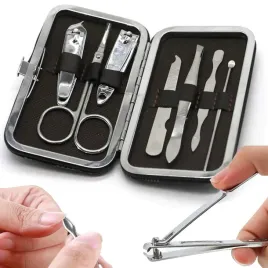 zestaw-7-el-do-manicure-pedicure-kpl-precyzyjnych-obcinaczy-w-brazowym-etui