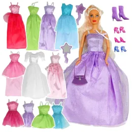 duzy-zestaw-lalka-z-ubraniami-sunie-dlugi-krotkie-do-ubierania-20-elementow