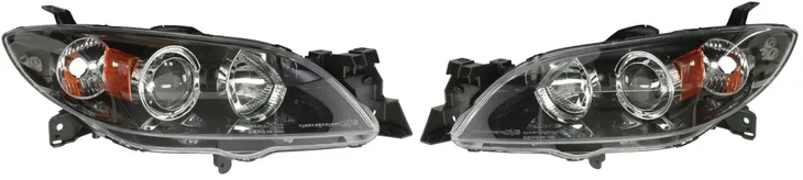 REFLEKTOR LAMPA PRZÓD MAZDA 3 BK 2003-2009 DEPO H7+HB3 LEWY + PRAWY KPL