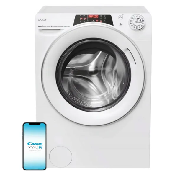 Pralko suszarka Candy ROW 4856DWMS7-S 8/5kg Inverter 1400obr Para hOn Slim