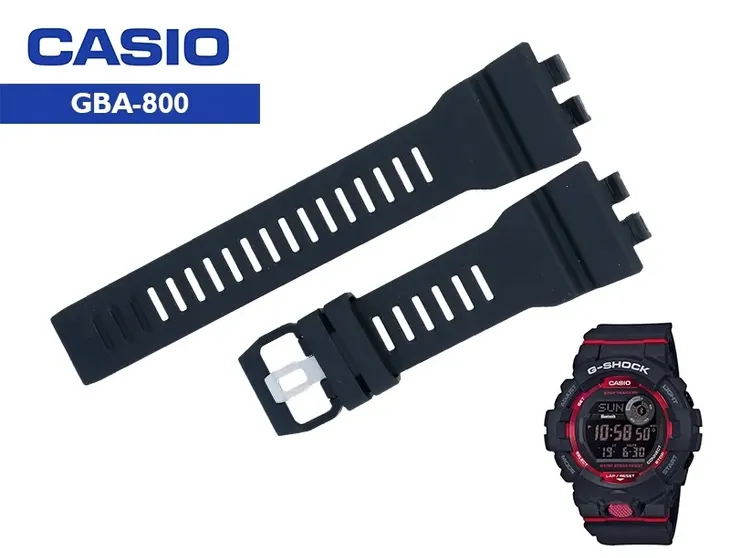 Oryginalny pasek CASIO GBA-800 GBD-800 czarny