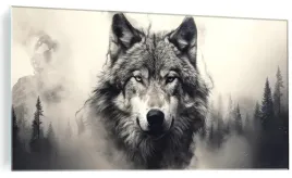 obraz-szklany-wilk-las-drzewa-gory-pelnia-ksiezyca-obraz-na-szkle-120x60cm