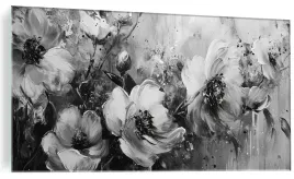 obraz-na-szkle-kwiaty-nowoczesne-czarne-piwonie-szklany-do-salonu-120x60cm