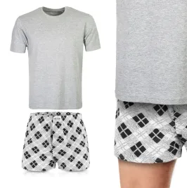 pizama-meska-bawelniana-zestaw-t-shirt-krotki-rekaw-i-szorty-m-pako-jeans
