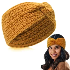 opaska-zimowa-damska-turban-na-glowe-na-uszy-przeplatana-ciepla-musztardowa