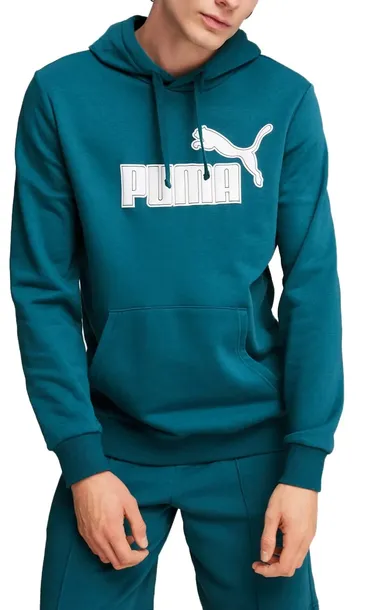 PUMA SPORTOWA BLUZA MĘSKA MŁODZIEŻOWA KANGURKA Z KAPTUREM BAWEŁNIANA XXL