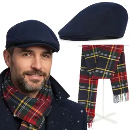 kaszkiet-meski-z-welna-i-szalik-pako-jeans-swiateczny-komplet-dla-niego