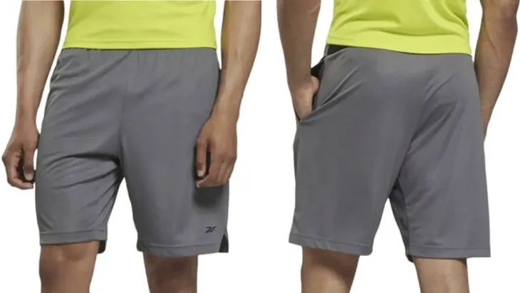REEBOK KRÓTKIE SPODENKI MĘSKIE SPORTOWE CIENKIE TERMOAKTYWNE L
