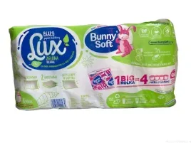 Zdjęcie produktu Papier toaletowy makulatura BUNNY SOFT LUX 2W 8rol.