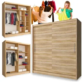 nowoczesna-szafa-dwudrzwiowa-garderoba-przesuwana-miki-200-cm-sonoma-drazek