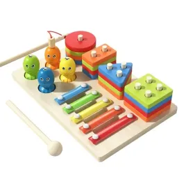 drewniana-ukladanka-montessori-sorter-cymbalki-i-lowienie-rybek-3w1-w101
