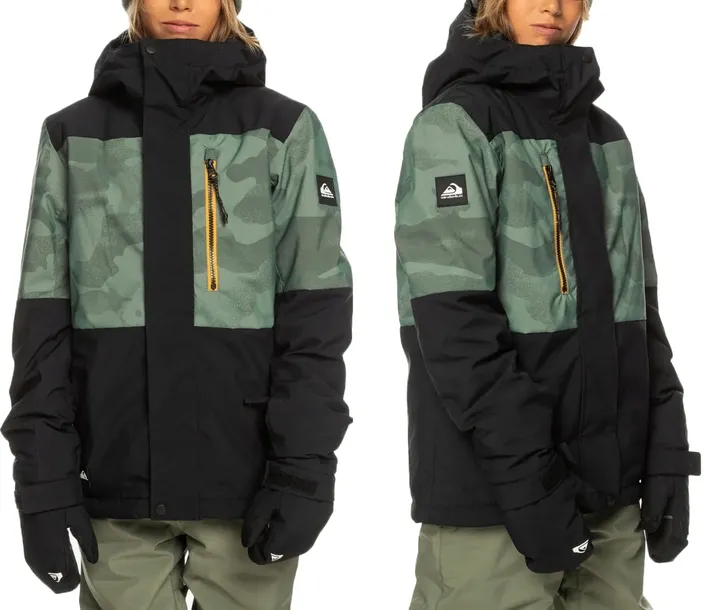 QUIKSILVER KURTKA ZIMOWA DZIECIĘCA DLA CHŁOPCA DZIEWCZYNKI OCIEPLANA L