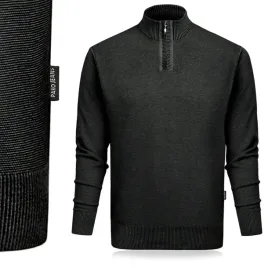 elegancki-sweter-meski-z-rozpinanym-polgolfem-na-suwak-modny-czarny-xxl