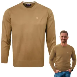 sweter-meski-klasyczny-basic-gladki-karmelowy-xxl-pako-jeans