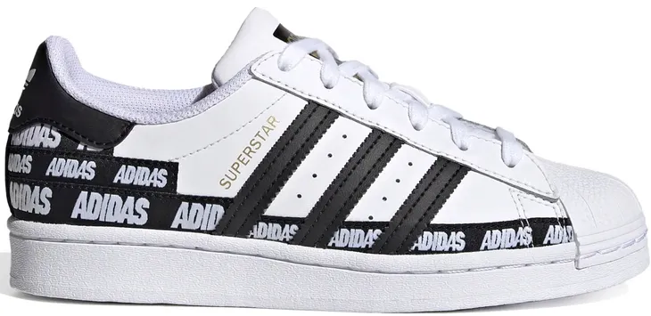 BUTY SPORTOWE MŁODZIEŻOWE DAMSKIE SKÓRZANE ADIDAS SUPERSTAR 35,5