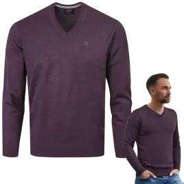sweter-meski-w-serek-elegancki-gladki-sliwkowy-melanz-m-pako-jeans