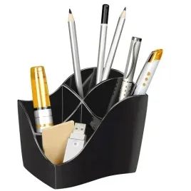 przybornik-biurkowy-na-dlugopisy-4-komory-czarny