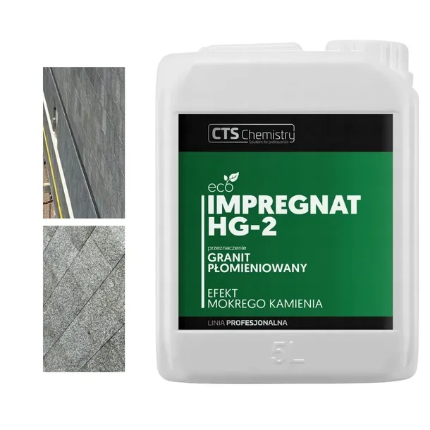 Impregnat do granitu płomieniowanego CTS HG-2 5L efekt mokrego kamienia